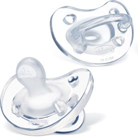 Chicco PhysioForma Silicone Orthodontic Pacifier for Babies 6-16 Months - 2 Pack | BPA-Free One-Piece Design for Comfort & Safety | Perfect for Daycare, Travel & Soothing Fussy Babies