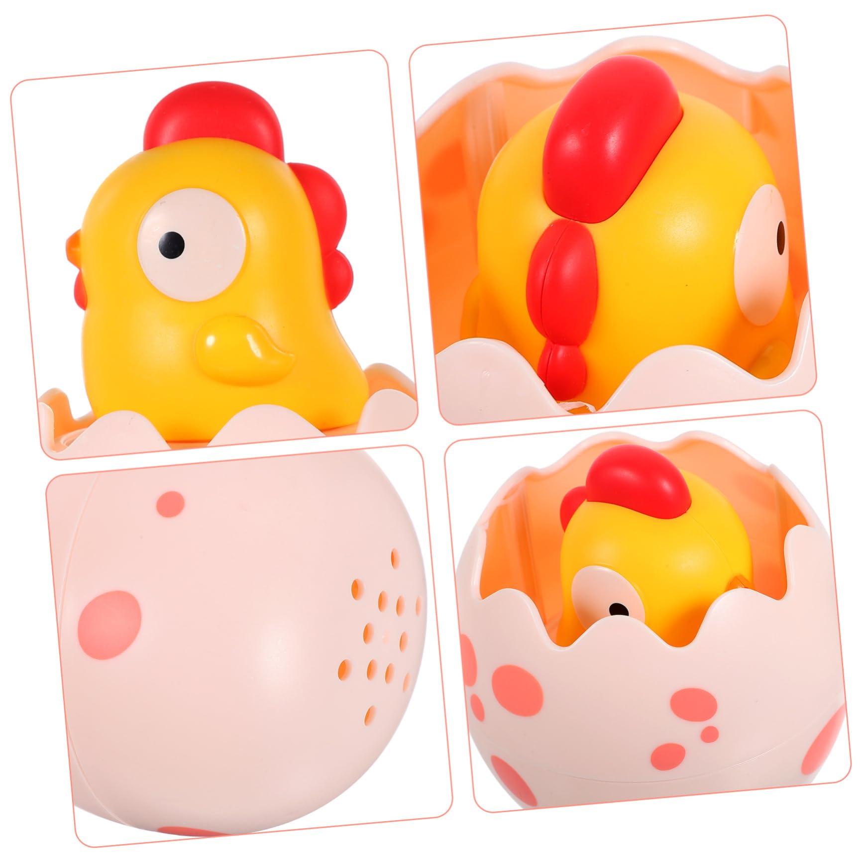QUMIIRITY Yellow Plastic Bath Toys for Kids - Fun Shower & Bathtub Toys for Toddlers, Water Play Sensory Toys for Baby Bath Time & Pool Party