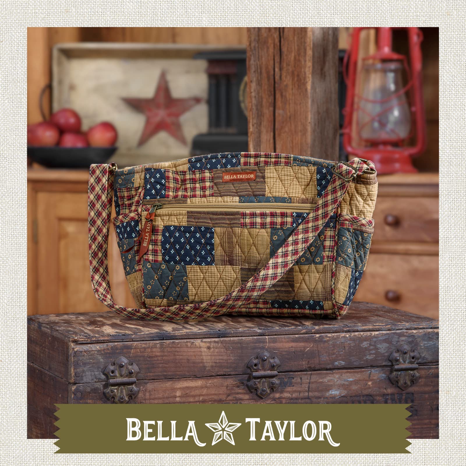 Bella Taylor Claire Crossbody Shoulder Bag for Women - Stylish Multi-Compartment Purse with Adjustable Strap, Perfect for Work, Travel, and Everyday Use