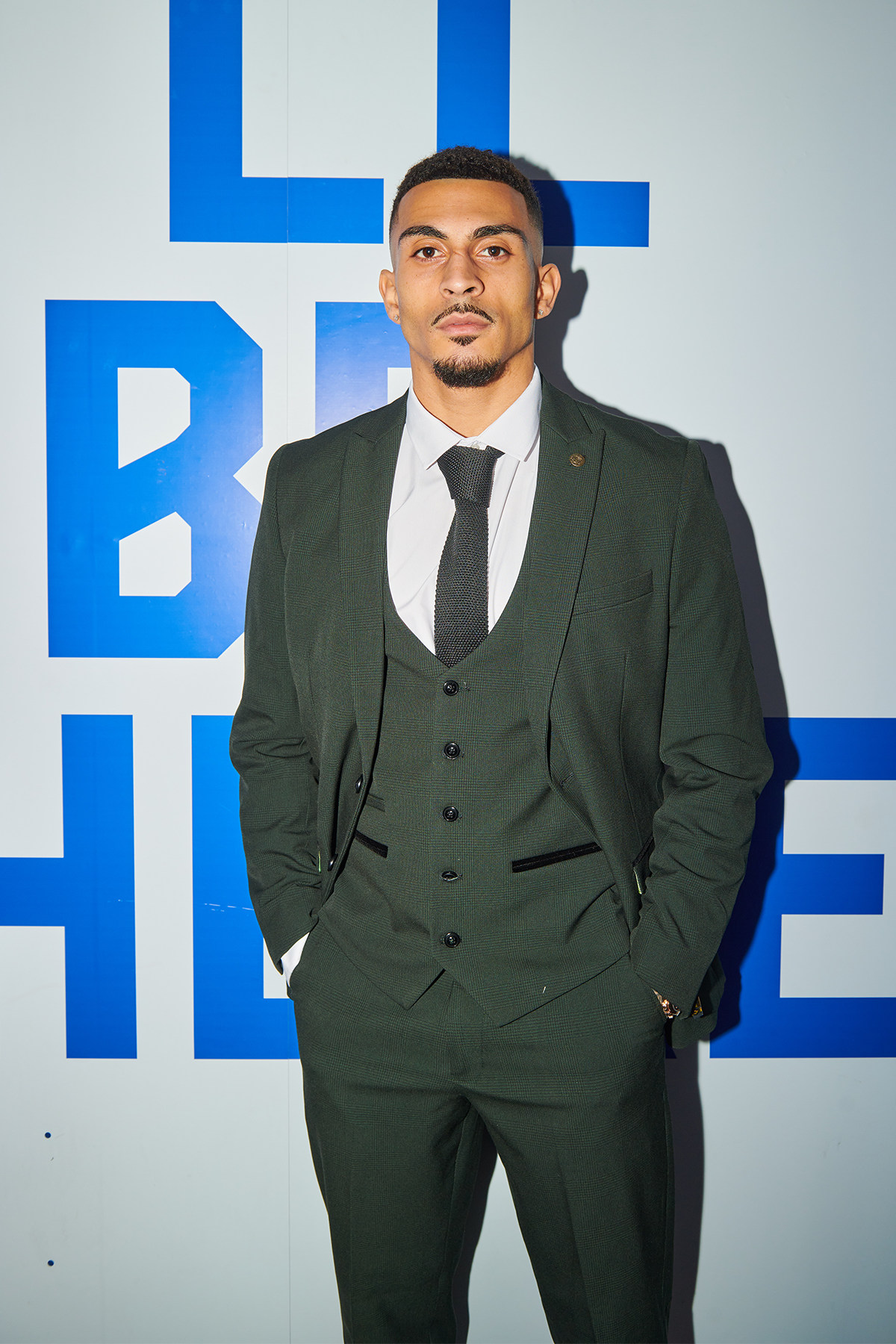 BROMLEY Olive Green Check Suit - Official Cardiff City F.C. Collection (As Worn By Karlan Grant) | Perfect for Match Days, Weddings & Formal Events