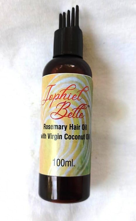 Jophiel Belle Virgin Coconut Oil with Infused Ginger – Natural Dandruff Treatment & Hair Growth Serum for Stronger, Healthier Hair – 100ml – Perfect for Scalp Massage & Daily Hair Care Routine