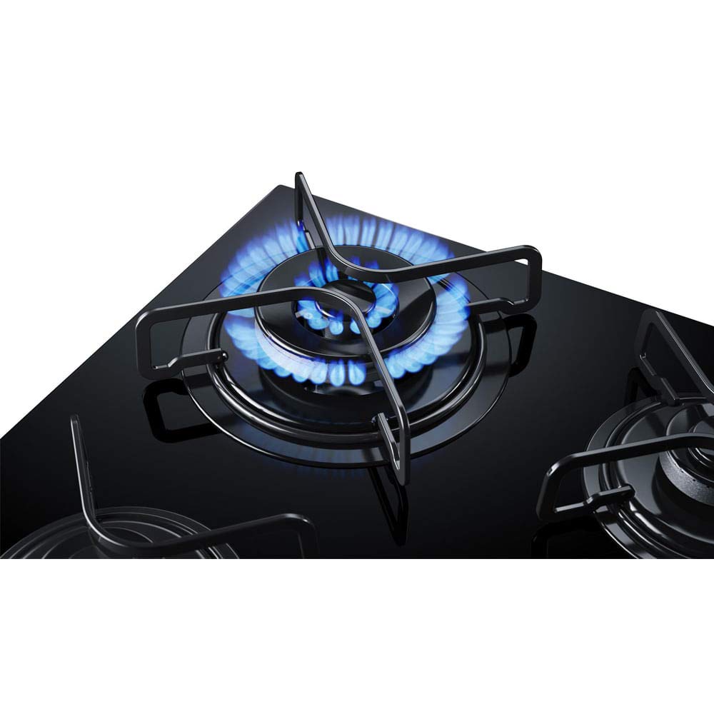 Brastemp 4-Burner Gas Cooktop with Dual Flame & Touch Timer - BDT62AE BIVOLT - Perfect for Home Kitchens & Outdoor Cooking
