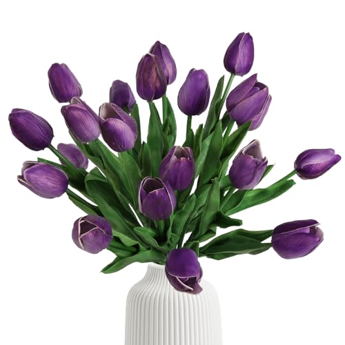 20pcs-plum Purple