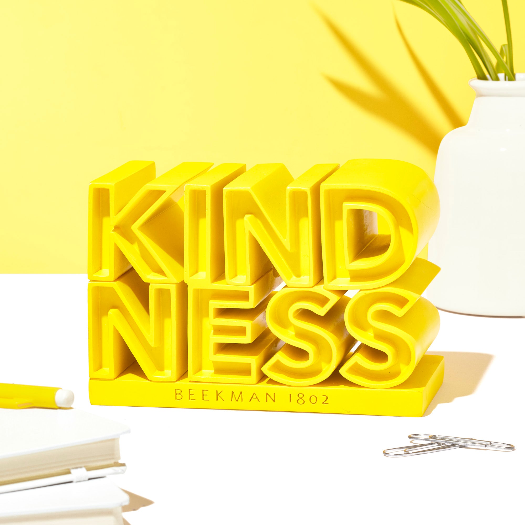 Kindness Tabletop Display Stand - Elegant Home & Office Decor for Inspirational Quotes, Photos, and Cards - Perfect for Desks, Shelves, and Gift Giving