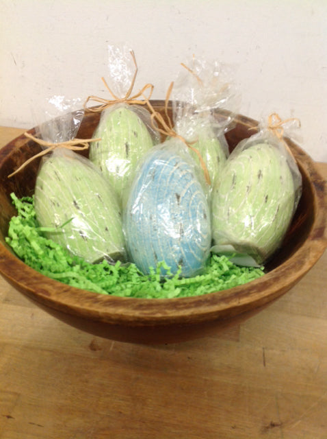 12-Piece Wooden Bowl Set with 5 Wooden Eggs - Perfect for Easter Decor, Kitchen Storage & Rustic Home Decor