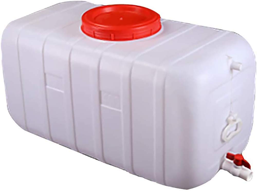 CKSSYAO 5 Gallon Water Tank with Faucet - Heavy Duty Plastic Water Storage Container with Spigot & Pouring Lip - Portable Outdoor Camping Water Jug for Hiking, RV Trips & Emergency Preparedness - Ideal for Drinking Water, Wine Making & Home Storage