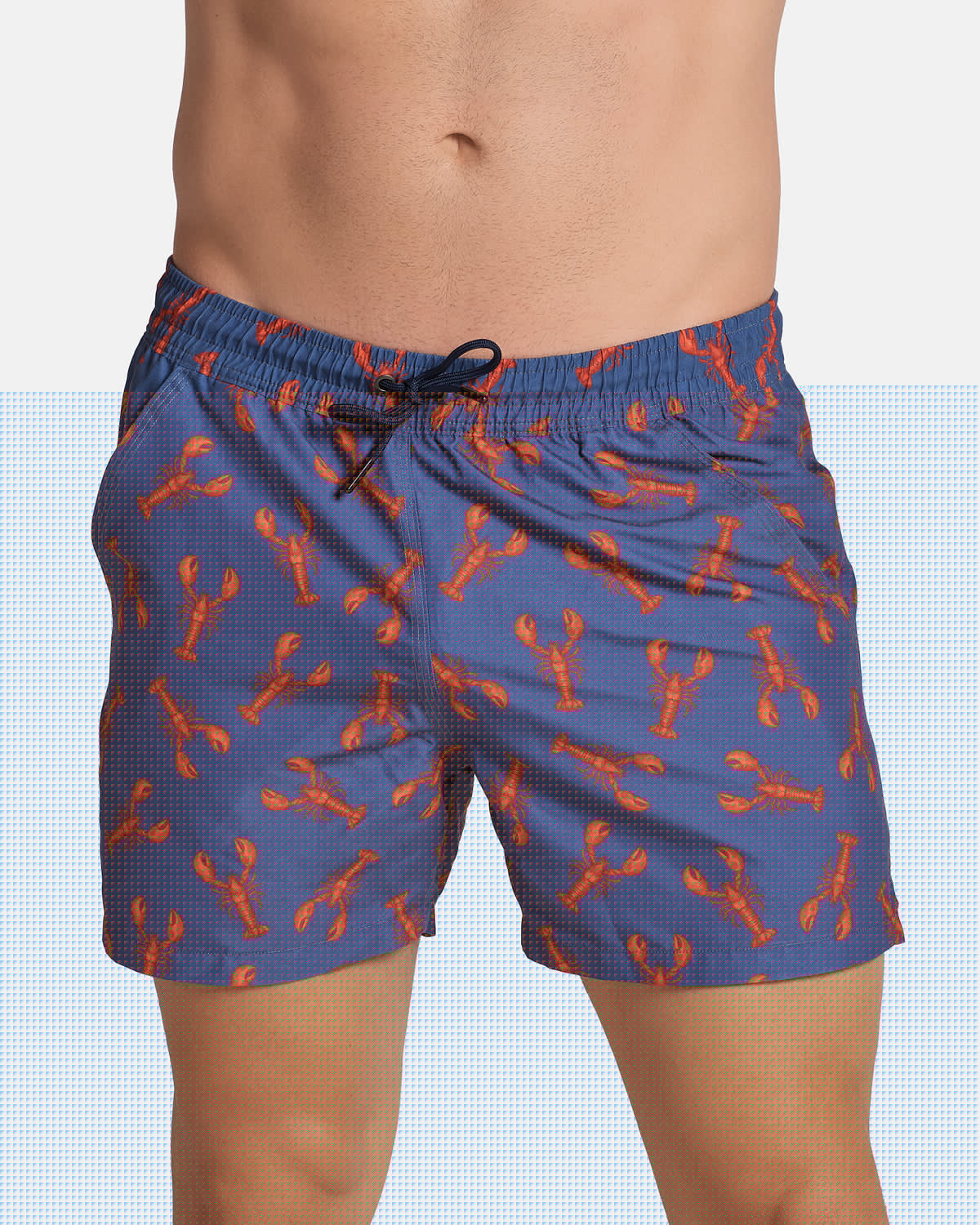 Eco-Friendly Men's Swim Trunks with Soft Inner Mesh Lining - Quick-Dry, Comfortable & Sustainable Swimwear for Beach, Pool & Water Sports