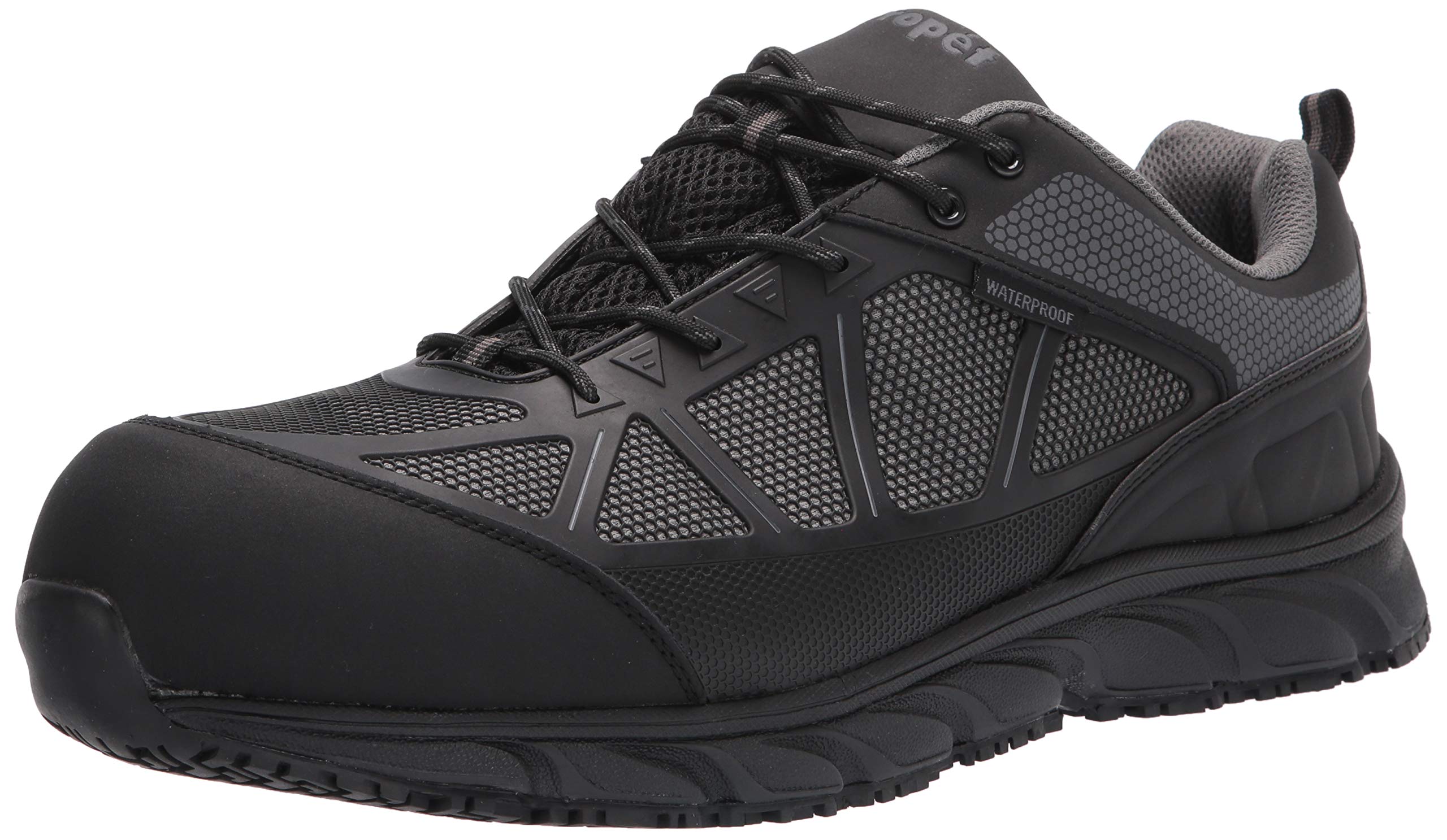 **Propet Men's Seeley II Composite Toe Work Shoes - Lightweight & Slip-Resistant for Construction, Warehouse & Outdoor Jobs**