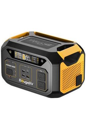BougeRV Flash300 286Wh Portable Power Station with 130W Solar Panel Kit - Perfect for Camping, RV Trips & Emergency Power Outages