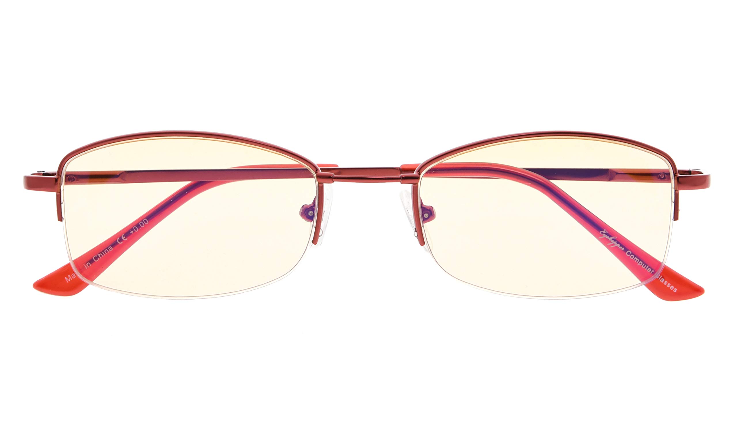 CessBlu UV Blue Light Blocking Glasses for Women - Anti Eye Strain, Bendable Bridge, Computer & Reading Glasses - Perfect for Office Work, Gaming & Screen Time