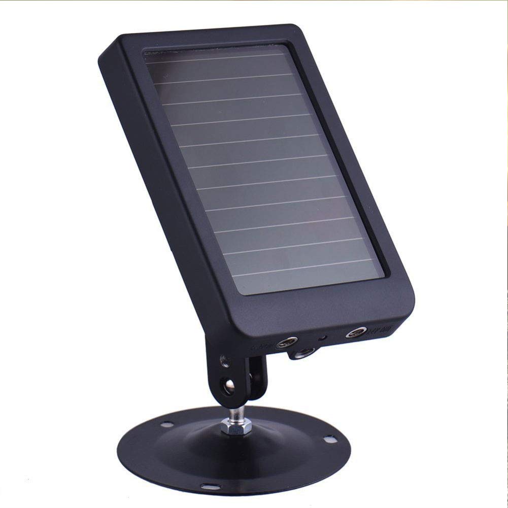 1500mAh Solar Panel Charger for Wildlife & Trail Cameras - IP56 Waterproof External Power Supply for Hunting Cameras - Perfect for Outdoor Adventures, Camping & Wildlife Monitoring