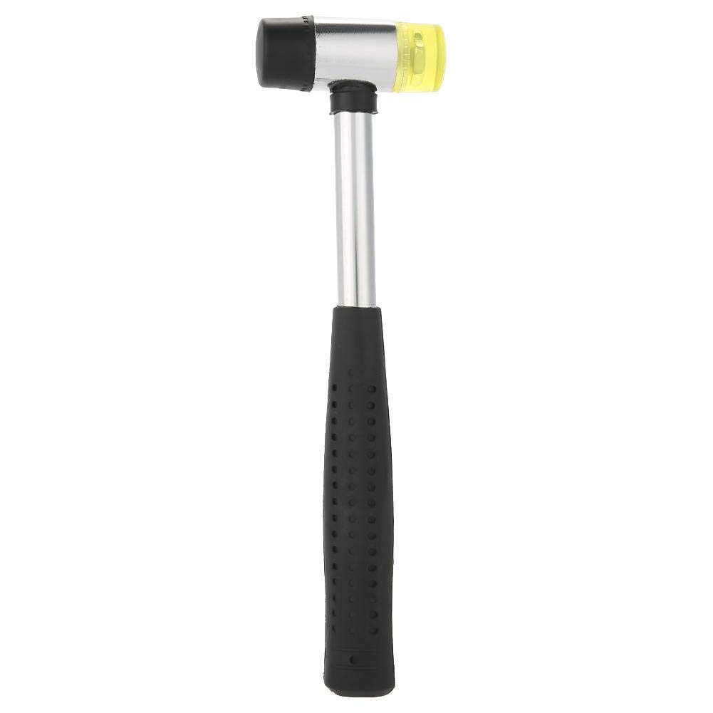 Multi-Function Hammer with Steel Handle & Non-Slip Rubber Grip - Double-Face Head (25mm) for Home Repair, Construction, and DIY Projects