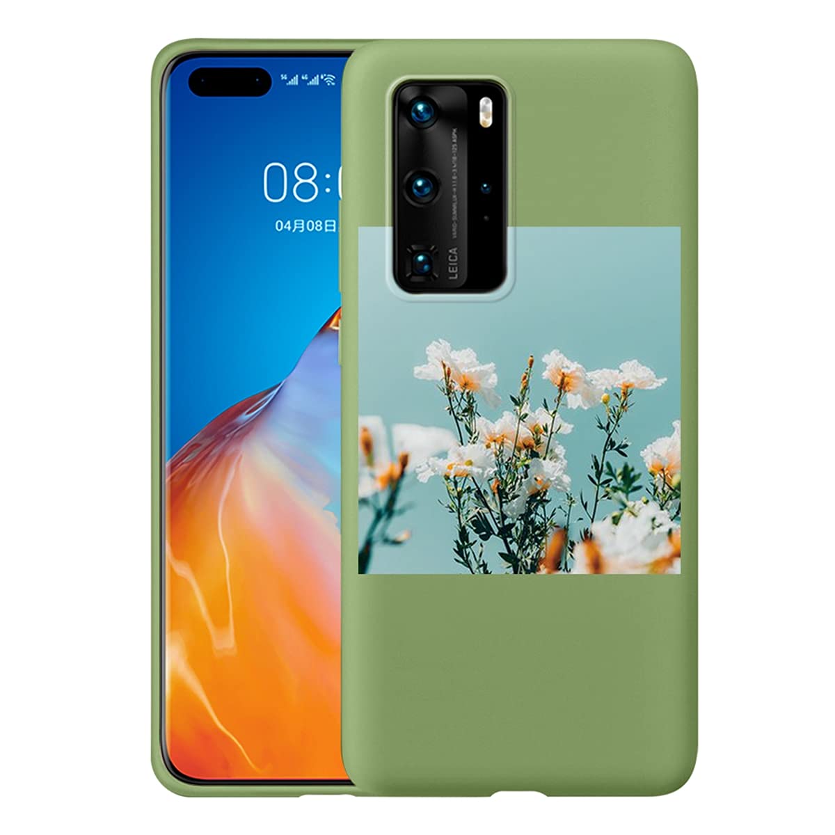 Huawei Y6 2019 Phone Case - Cute Flower Pattern Silicone TPU Cover for Women & Girls | Shockproof Protective Slim Fit Soft Case for 6.09
