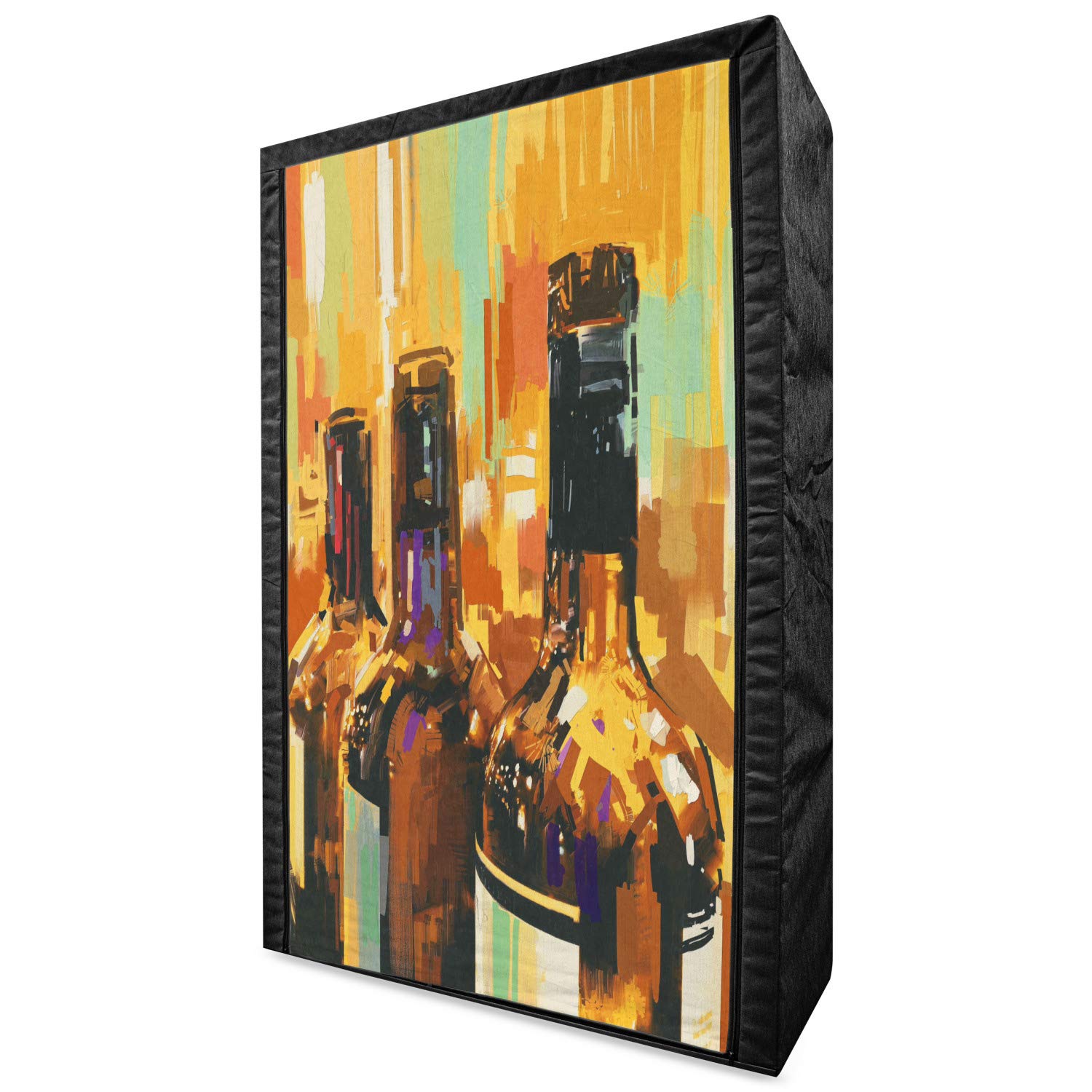 Ambesonne Wine Themed Portable Fabric Wardrobe - 42.5
