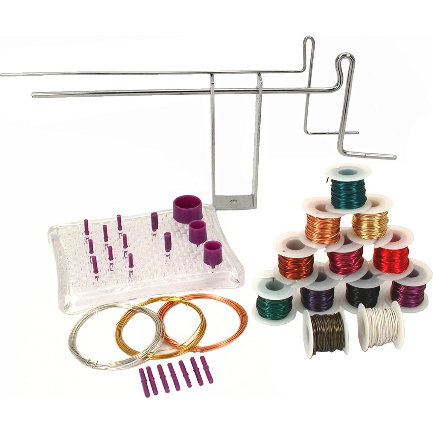 Premium Bend & Coil Jig Tools - Wire Wrapping Starter Kit for Jewelry Making, DIY Crafts & Metalworking - Perfect for Beginners & Professionals (Great for Rings, Bracelets & Necklaces)