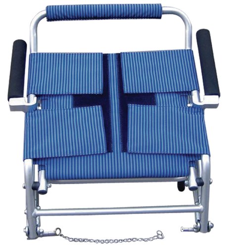 Drive Medical Lightweight Folding Transport Wheelchair with Carry Bag & Flip-Back Arms - Portable Mobility Aid for Travel, Doctor Visits, and Indoor/Outdoor Use