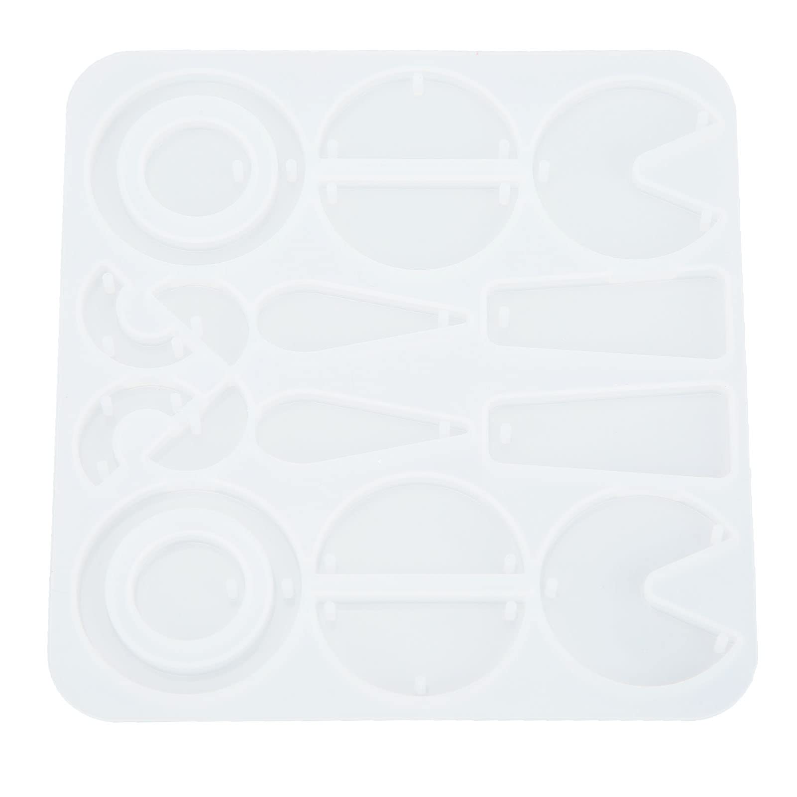 Premium Silicone Earring Molds for DIY Jewelry Making - Flexible Resin Casting Molds with Easy Demoulding - Handcrafted Earring & Pendant Craft Supplies for Women - Perfect for Homemade Gifts, Craft Fairs, and Personal Jewelry Design
