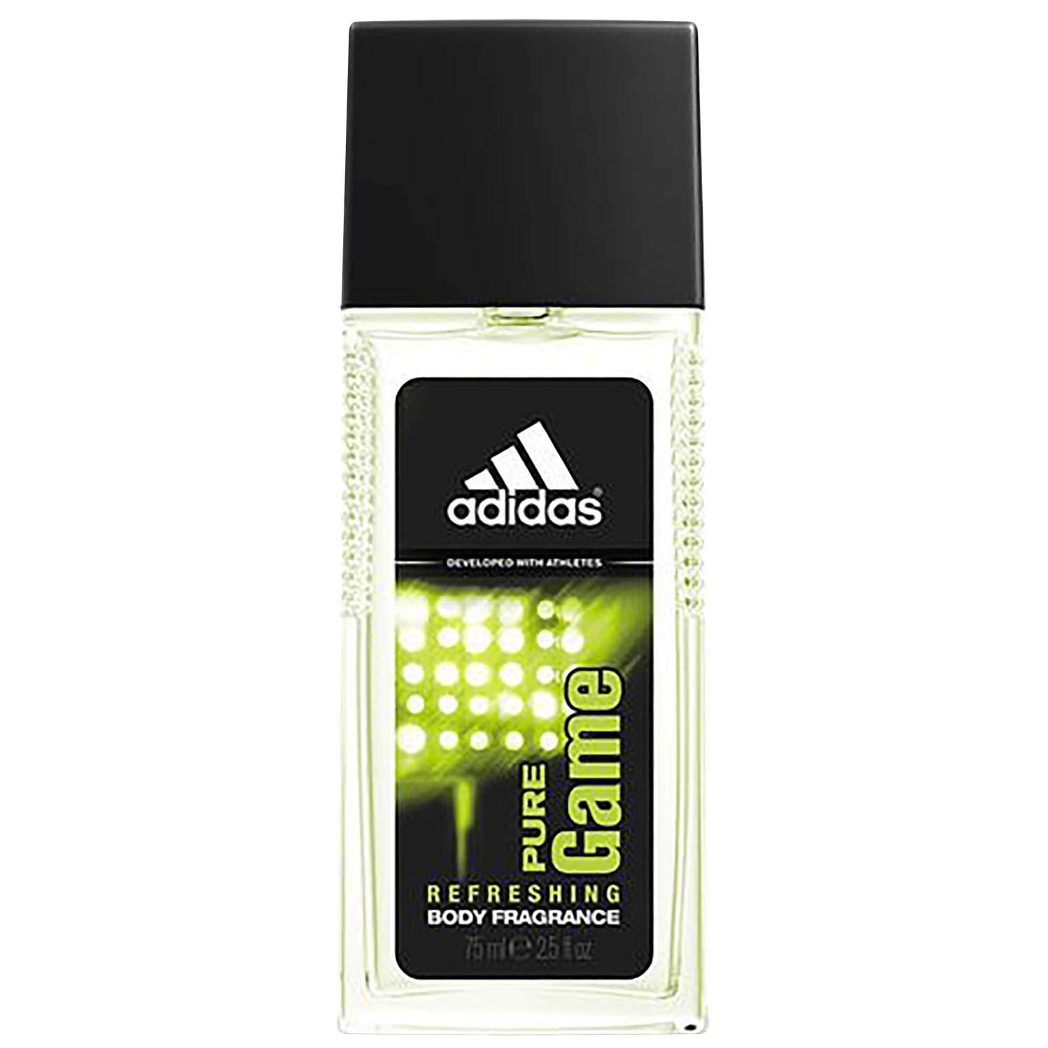 Adidas Pure Game Body Fragrance Spray for Men - Long Lasting Cologne for Sports & Everyday Wear - Gym, Work, Date Night & Special Occasions