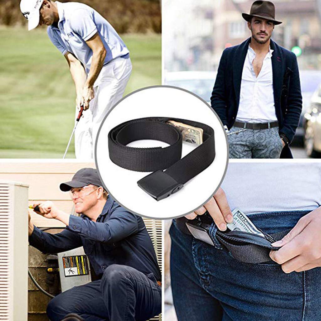 Anti-Theft Travel Money Belt - Hidden Security Wallet for Cash & Cards - Slim Waist Strap for Men & Women - Perfect for Vacation, Hiking & Daily Commute