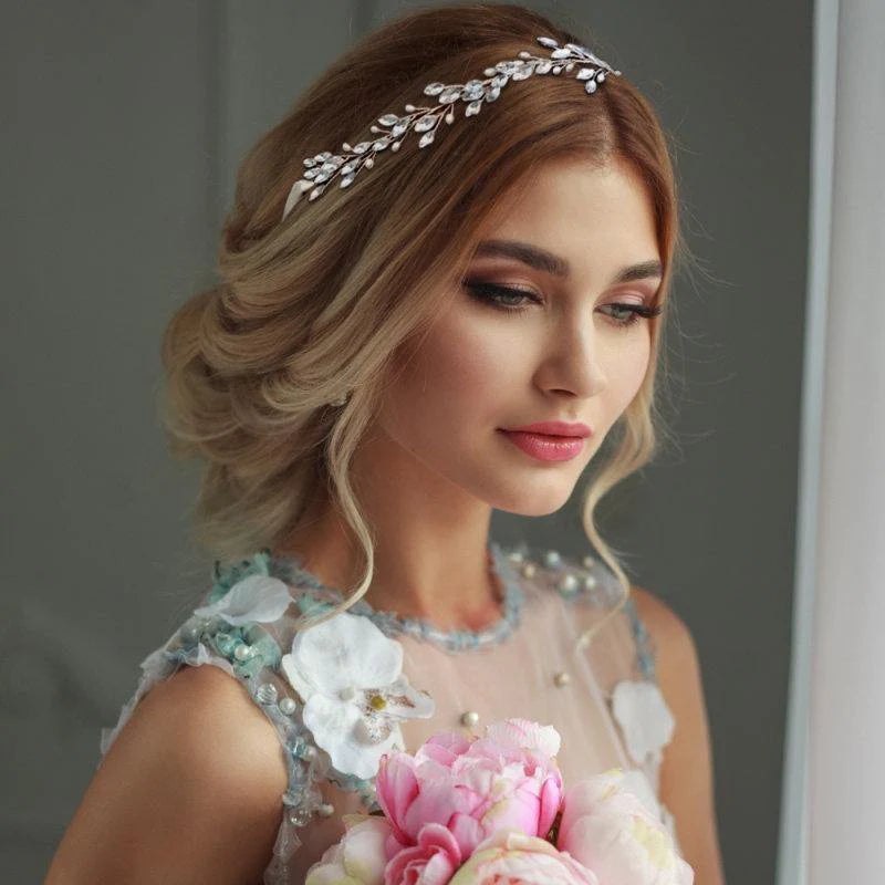 Silver Crystal Bridal Hair Vine and Earring Set - Elegant Wedding Hair Accessories for Brides, Bridesmaids & Prom | Perfect for Weddings, Formal Events & Special Occasions