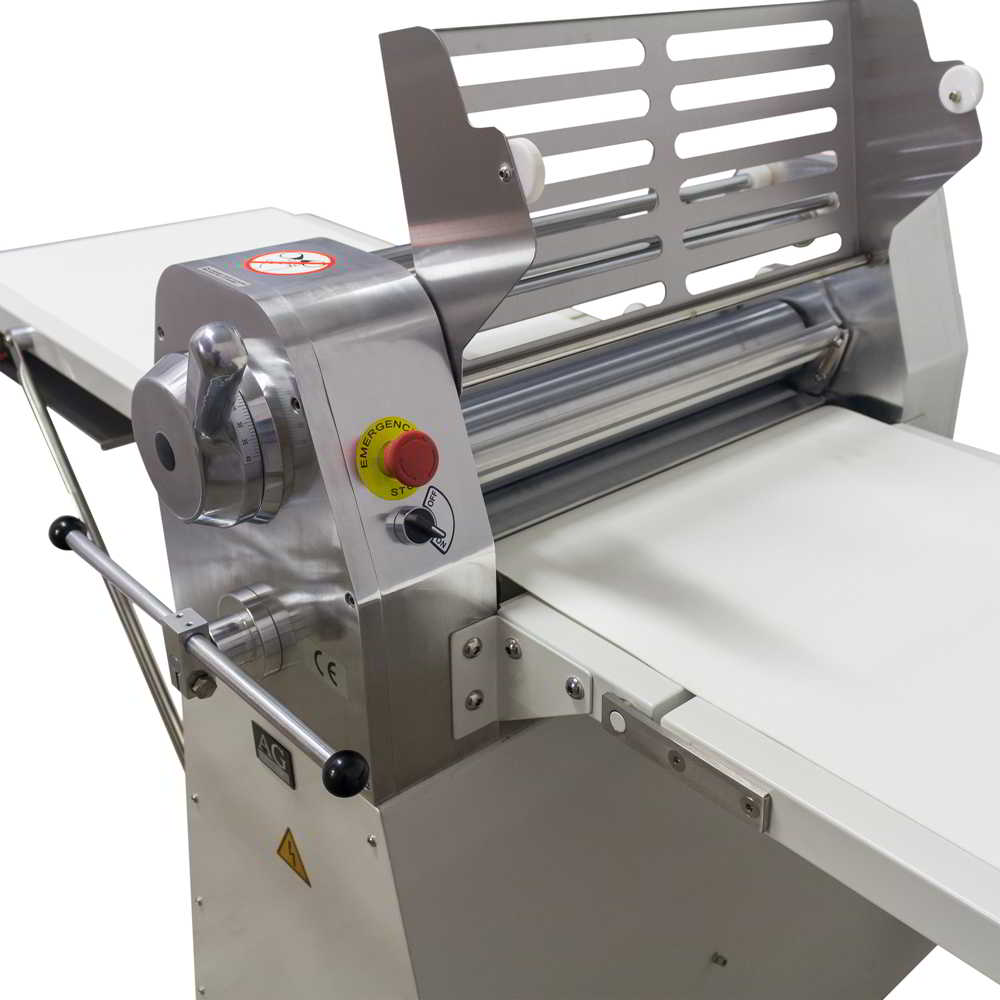 Commercial Dough Sheeter - Heavy Duty Stainless Steel Electric Pastry Roller for Bakery, Pizza, Pasta & Pastry Dough - Perfect for Restaurants, Bakeries & Home Use