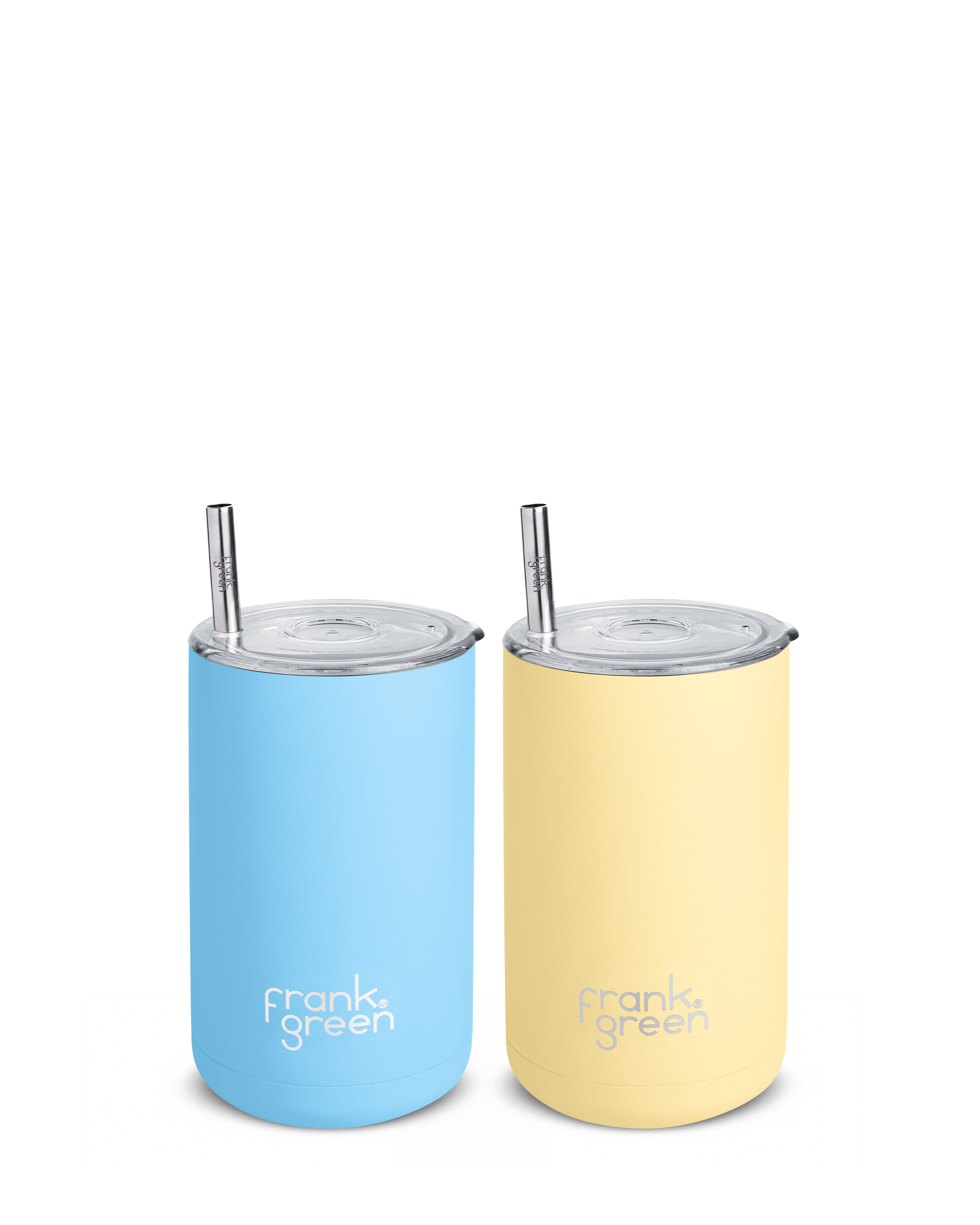 Premium Insulated Iced Coffee Cups (2-Pack) – Double-Walled Stainless Steel, Leak-Proof Lid – Perfect for Iced Coffee, Cold Brew & Smoothies at Home, Office or Travel