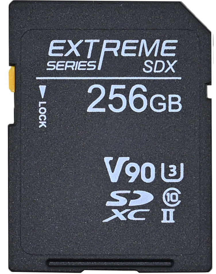 Novachips 256GB SDXC UHS-II V90 High-Speed Memory Card for DSLR Cameras, 4K Video Recording, and Professional Photography