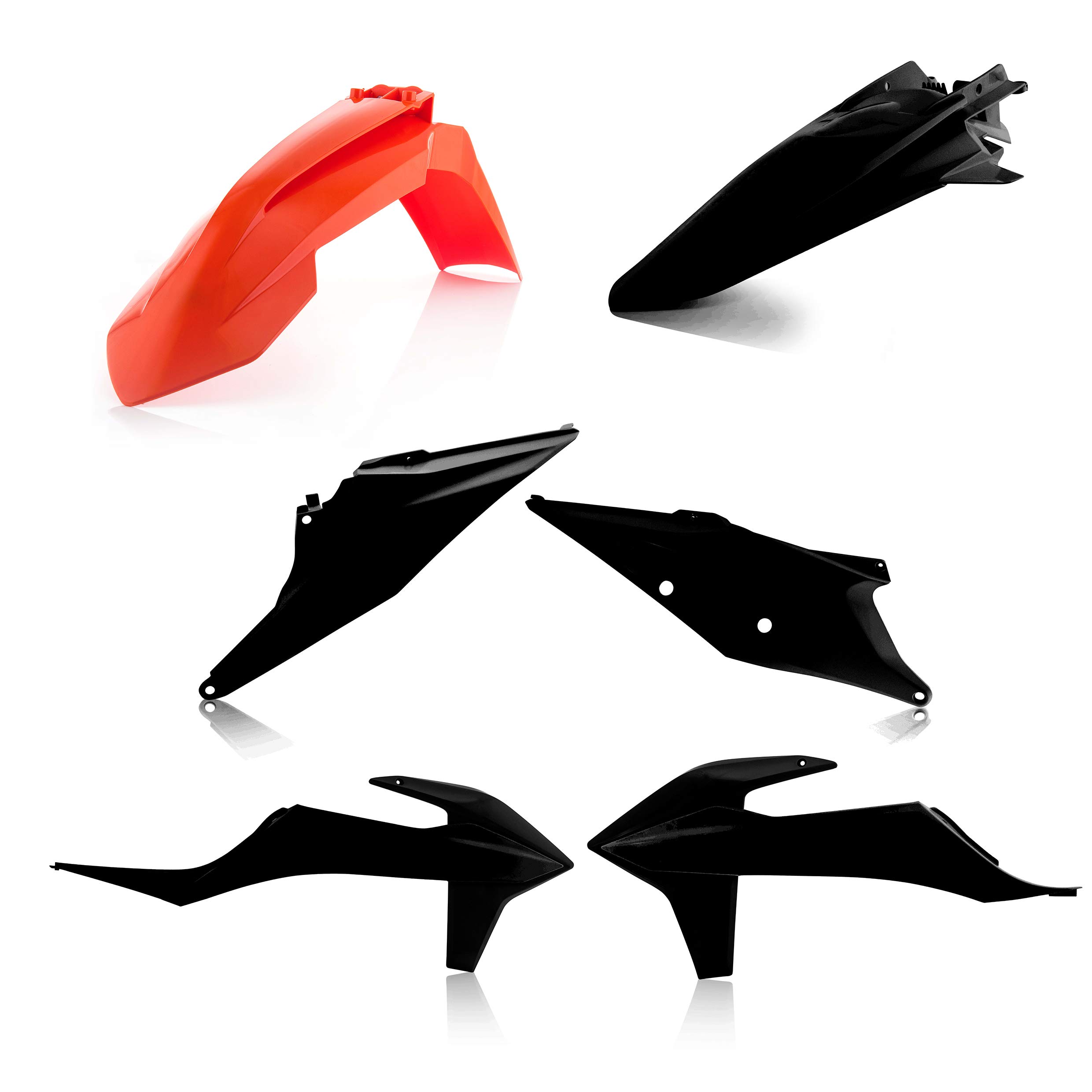 Acerbis Standard Black Plastic Kit for KTM Motorcycles 2726505225 - Durable Replacement Body Parts for Off-Road Riding & Trail Adventures