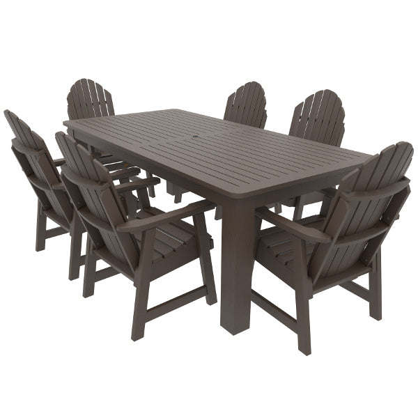 Muskoka 7-Piece Outdoor Bistro Dining Set - Patio Garden Cafe Table and Chairs for Backyard, Deck, Poolside & Balcony