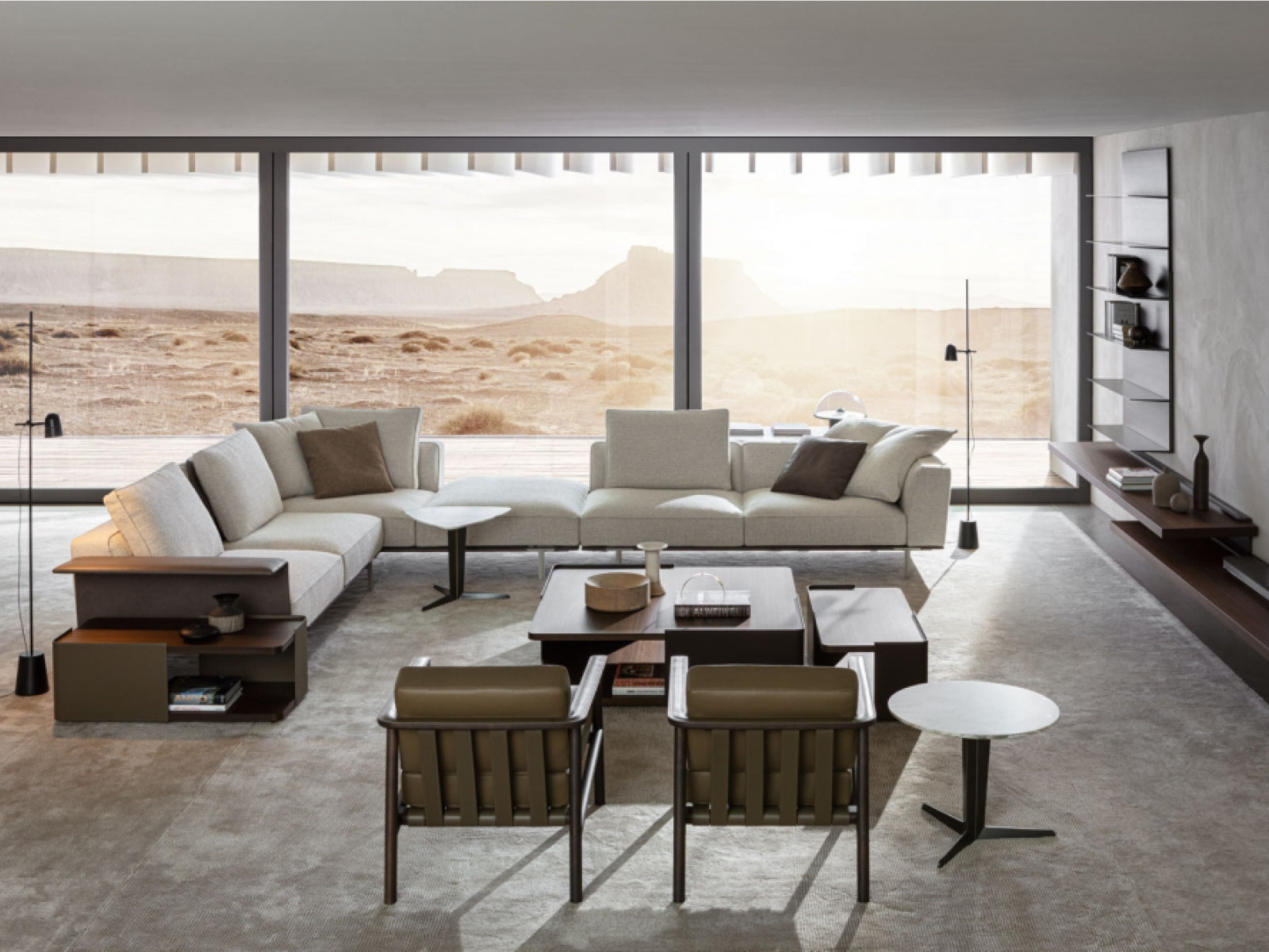Gregor Modular Sofa - Customizable Sectional Couch for Living Room, Modern L-Shaped Sofa with Reversible Chaise, Soft Fabric Upholstery - Perfect for Small Spaces, Apartments & Home Theater Seating