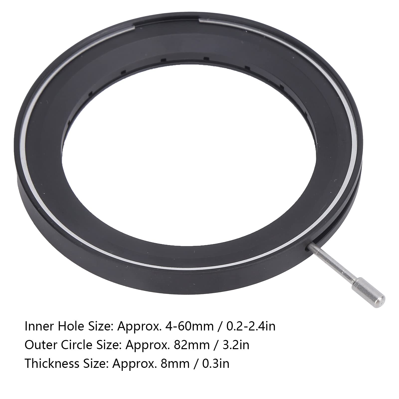 4-60mm Microscope Iris Diaphragm Adapter - Precision Lens Diaphragm for Microscopes & Cameras | Optical Instrument Accessory for Lab & Photography Use