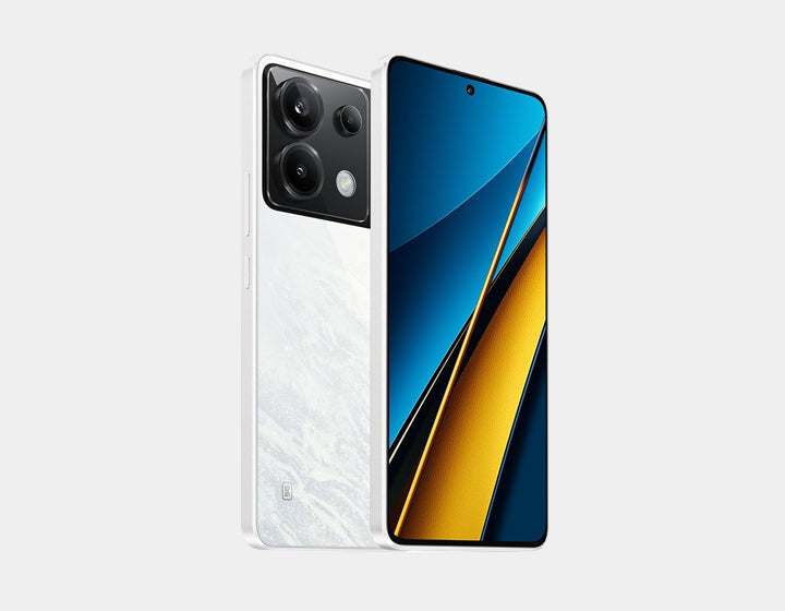 Xiaomi Poco X6 5G Smartphone 256GB ROM 8GB RAM Dual SIM GSM Unlocked (White) - Perfect for Gaming, Streaming & Work on the Go
