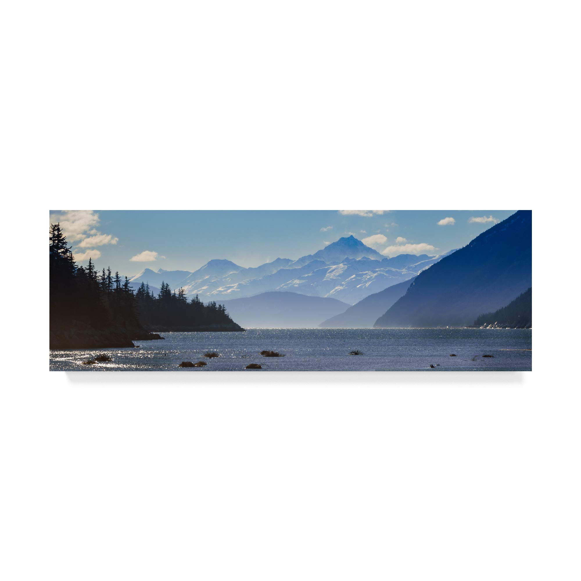 Brenda Petrella Photography 'Taiya Inlet' Canvas Wall Art Print - Stunning Nature Landscape Photography for Living Room, Bedroom & Office Decor