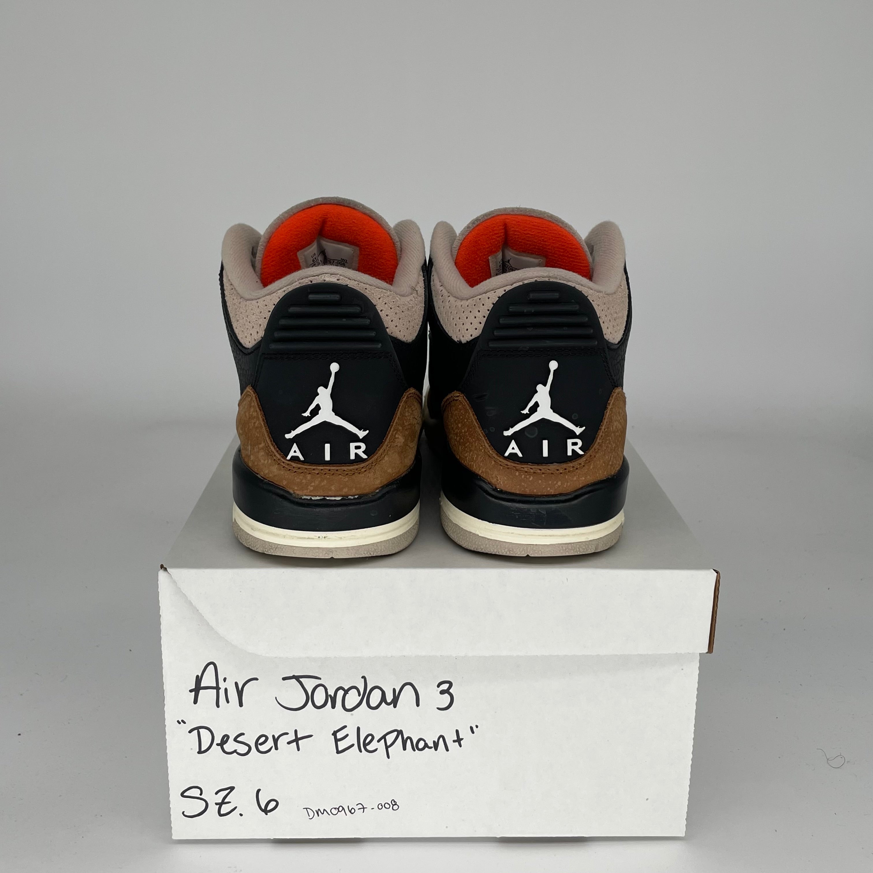 AIR JORDAN 3 Retro Desert Elephant Men's Basketball Shoes Size 6Y DM0967-008 - Perfect for Streetwear, Sneaker Collection & Casual Sports Fashion