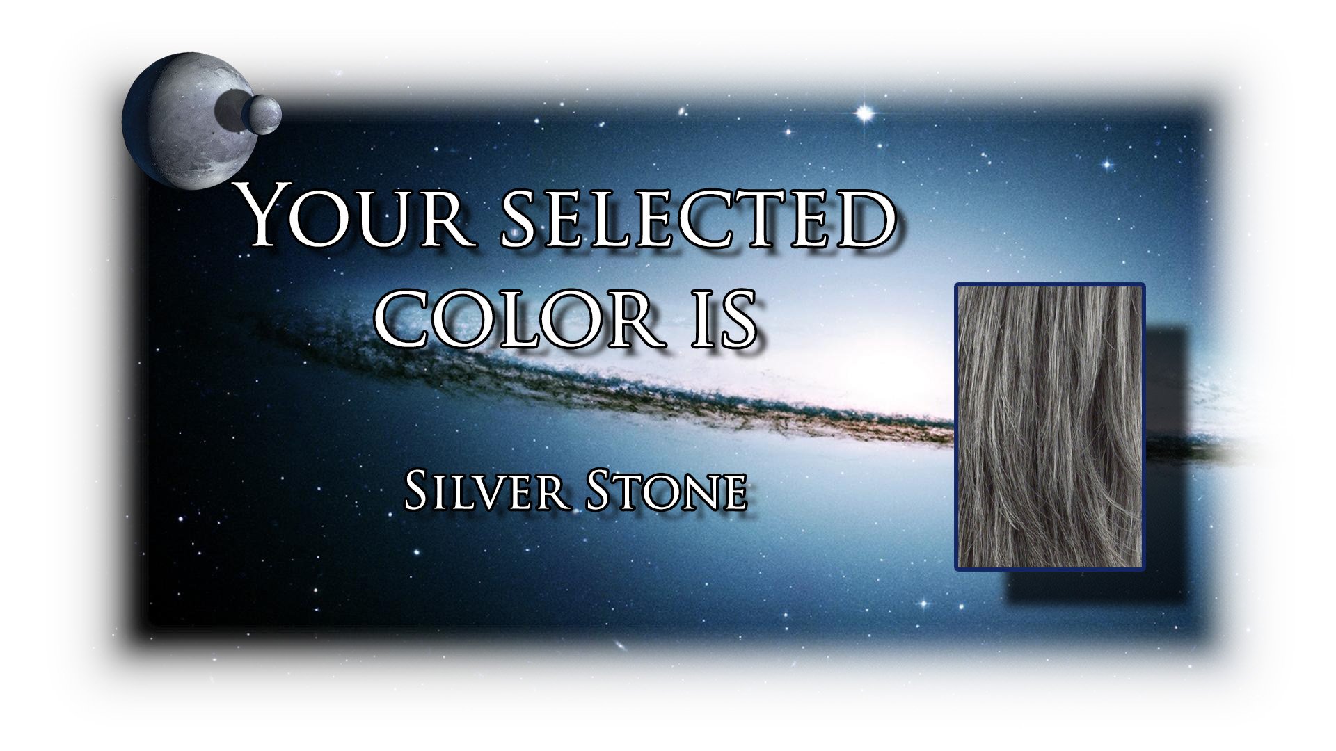 Premium Silver Stone Color Synthetic Wigs for Women - Coco Style #2318 - Perfect for Cosplay, Halloween, Parties & Daily Fashion