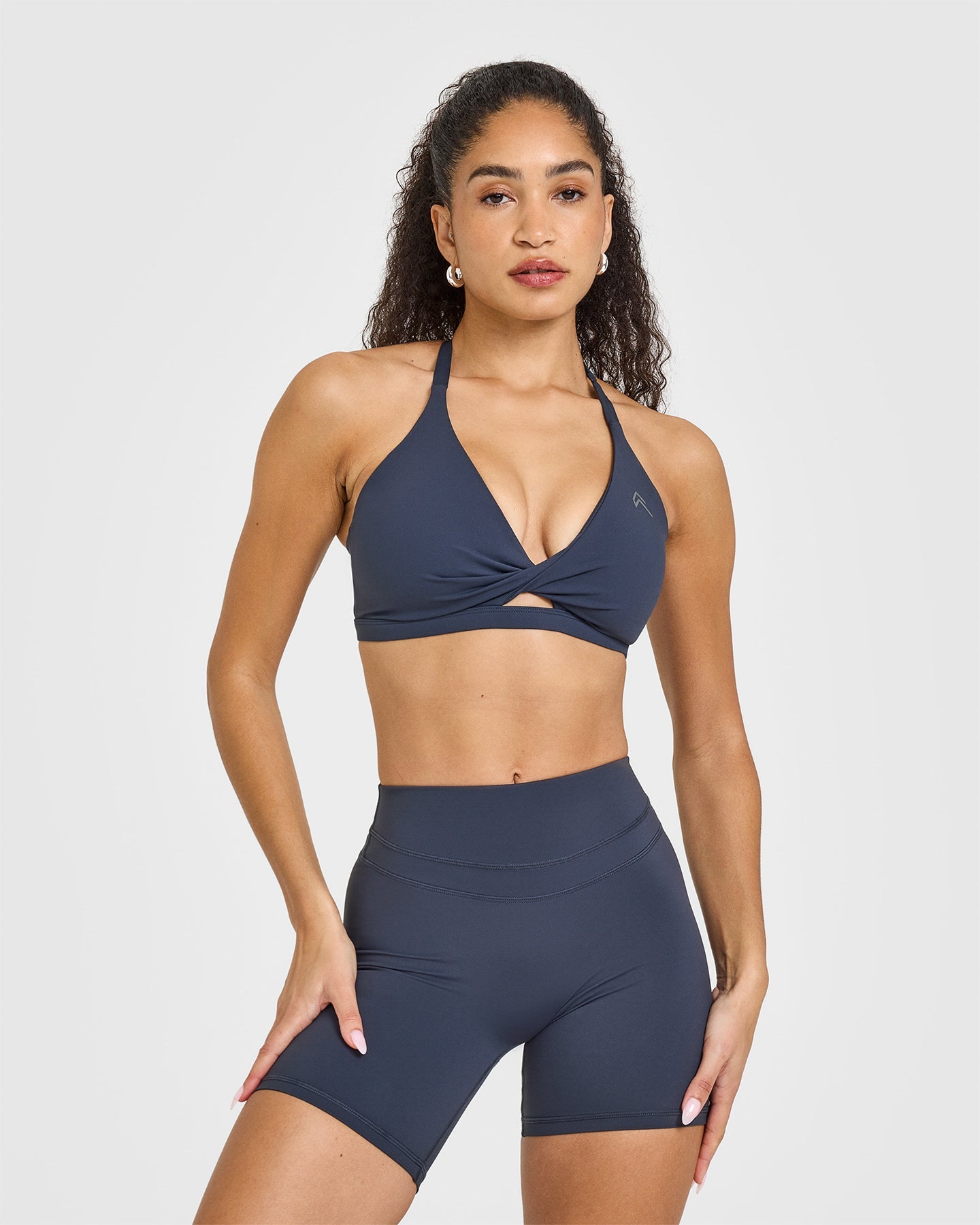 High Support Unified Twist Sports Bra for Women - True Blue | Yoga, Running, Gym & Workout Activewear