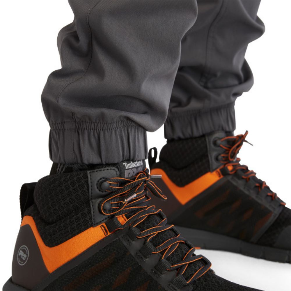 Timberland PRO Tempe Jogger TB0A55RQBS5 Men's Athletic Work Pants - Asphalt Gray - Comfortable & Durable for Construction, Landscaping & Outdoor Work