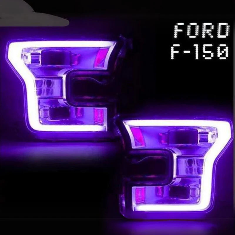 Ford F150 Multicolor LED DRL Boards (2015-2017) - Upgrade Your Truck's Daytime Running Lights for Enhanced Visibility & Style