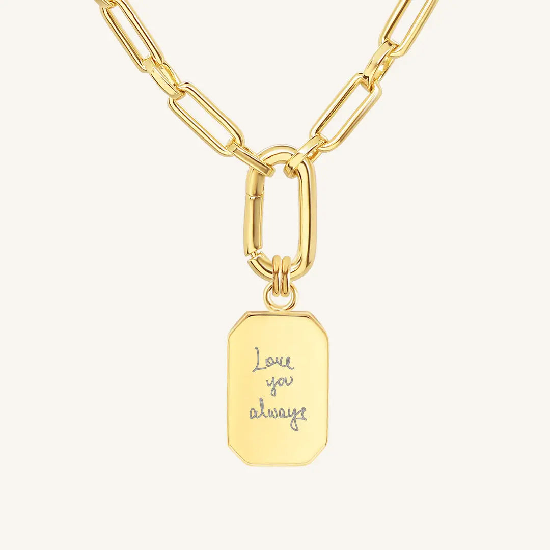 Elegant Amada Necklace for Women - Dainty Gold Plated Pendant Jewelry - Perfect for Date Nights & Special Occasions