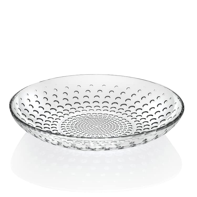 Elegant Modern Crystal Plates Set of 4 - 8.5