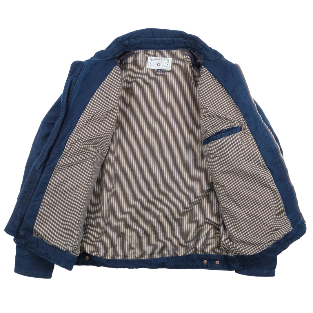 Freenote Mariner Light Indigo Denim Jacket - Premium Men's Workwear for Outdoor & Casual Wear