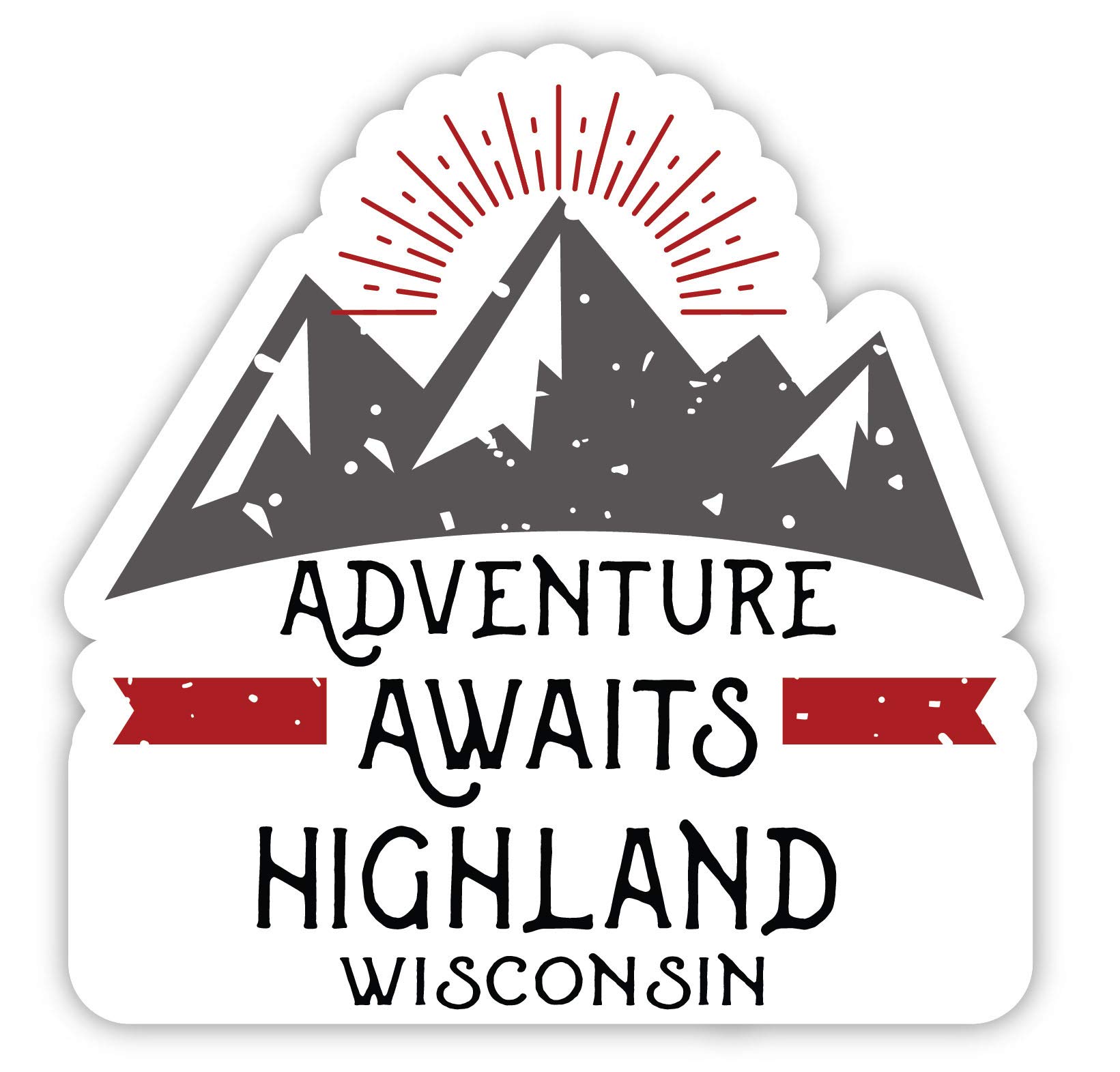 Highland Wisconsin 4-Inch Fridge Magnet - Adventure Awaits Souvenir - Perfect for Travel Memories & Home Decor