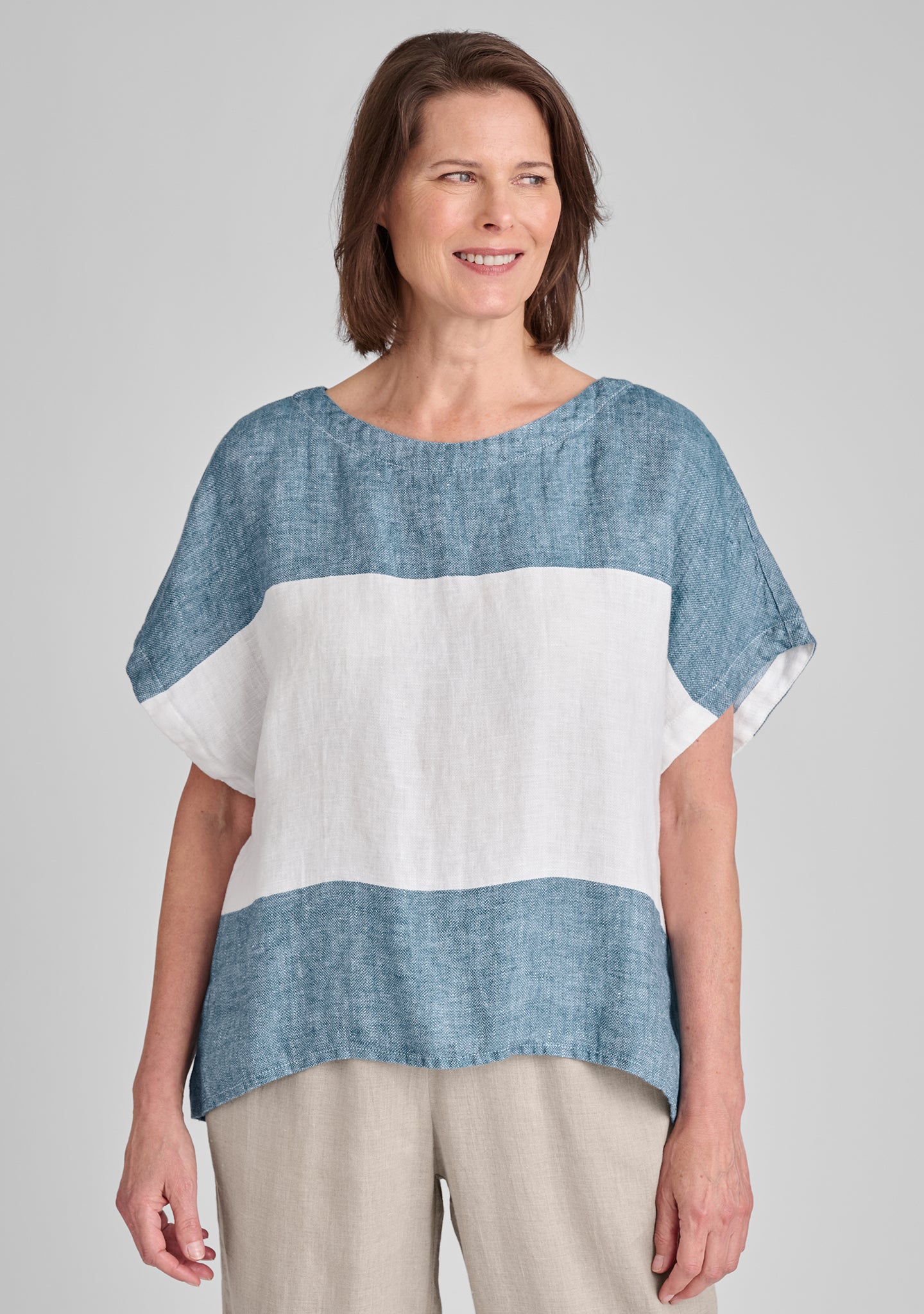 Stylish Back Slit Linen Shirt for Women - Breathable Summer Top with Elegant Design - Perfect for Casual Outings, Beach Trips, and Office Wear