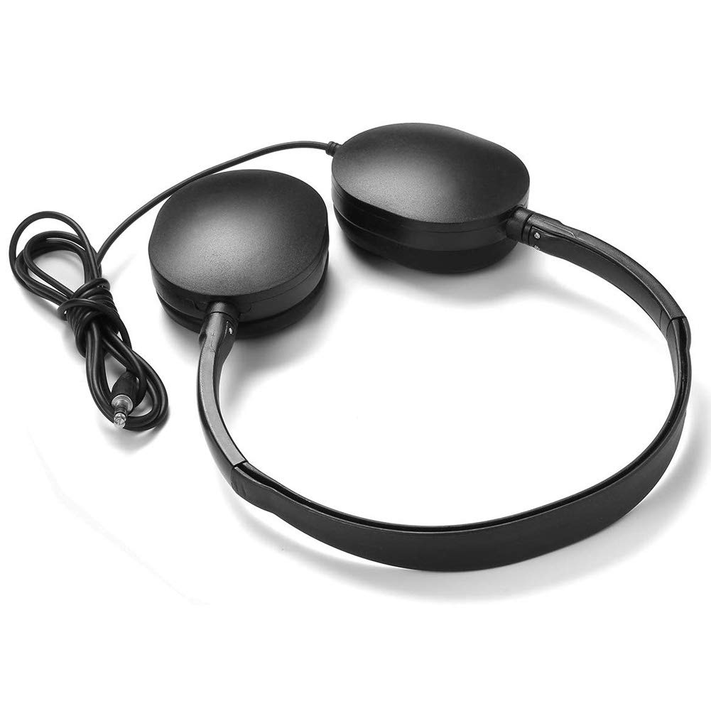 5 Pack Bulk Headphones for Classroom - Durable School Headphones with Comfortable Earbuds for Kids & Students (Black) | Perfect for Libraries, Labs, Online Learning & Study Sessions