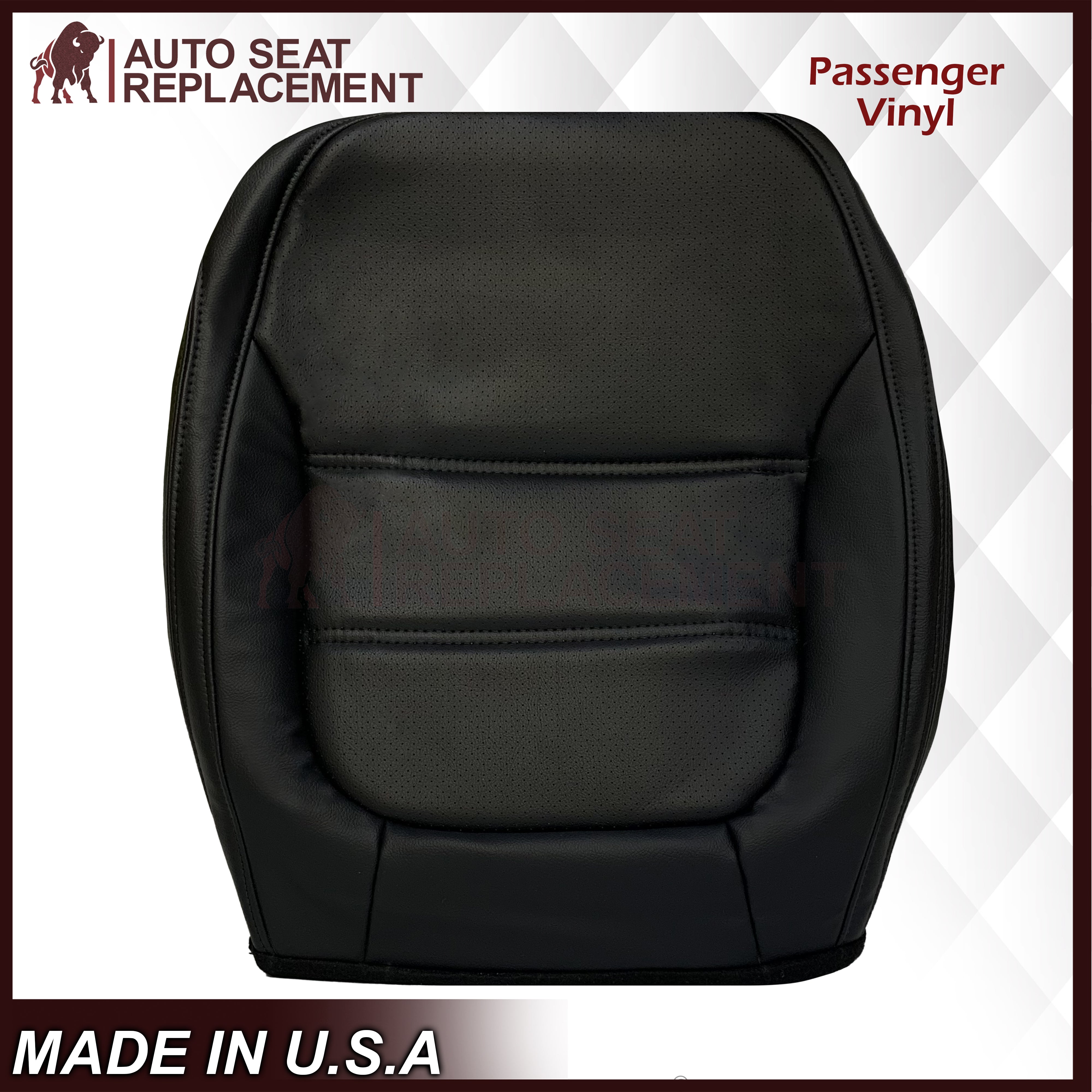 2011-2017 Volkswagen Jetta Perforated Genuine/Synthetic Leather Seat Covers - Black - Premium Car Interior Upgrade for Comfort & Style