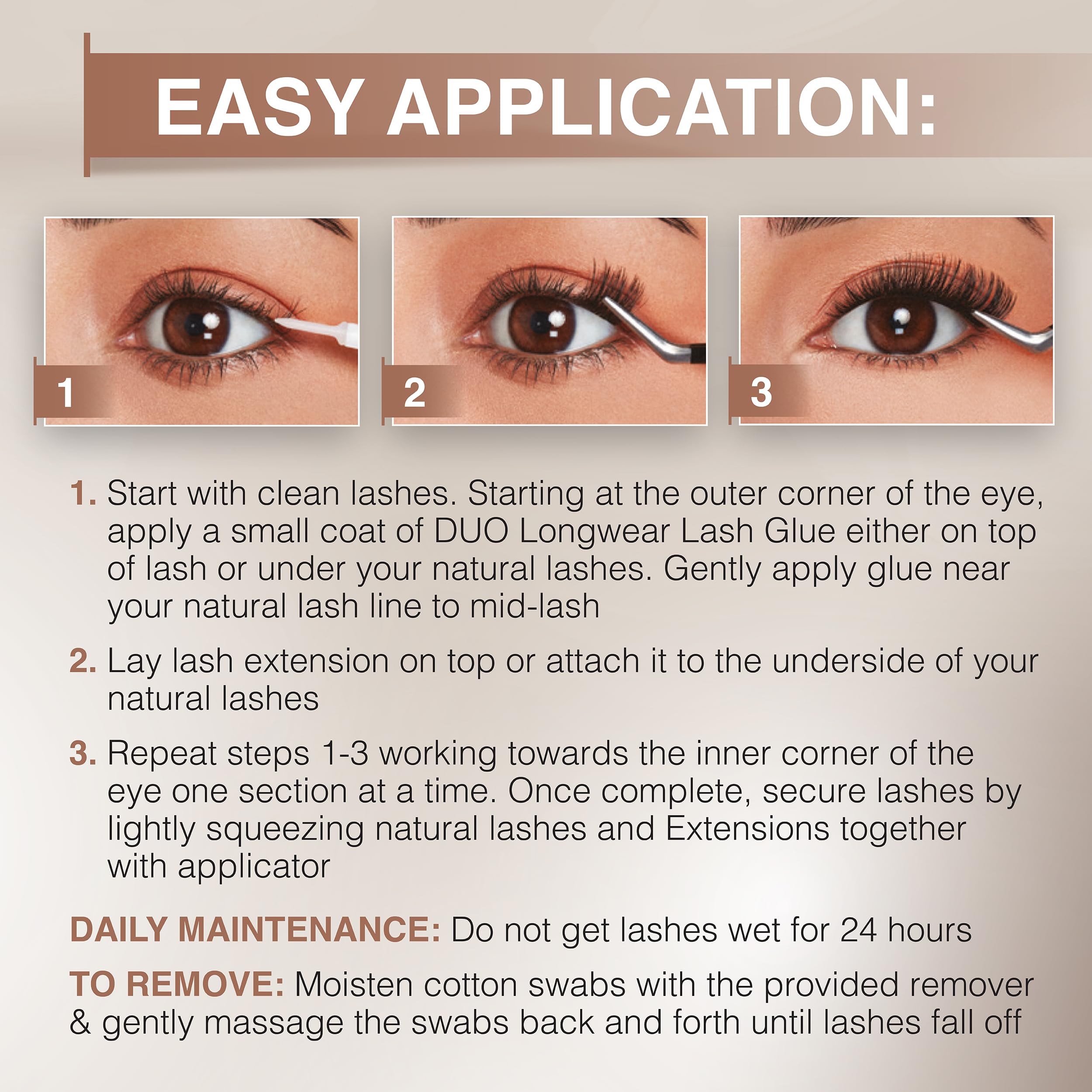 Ardell Pre-Mapped Eyelash Extensions Kit - False Lashes Cat Eye Style, Reusable Segmented Lash Strips with Lash Glue & Remover, 4-Pack for Dramatic Eye Makeup - Perfect for Parties, Weddings & Special Occasions