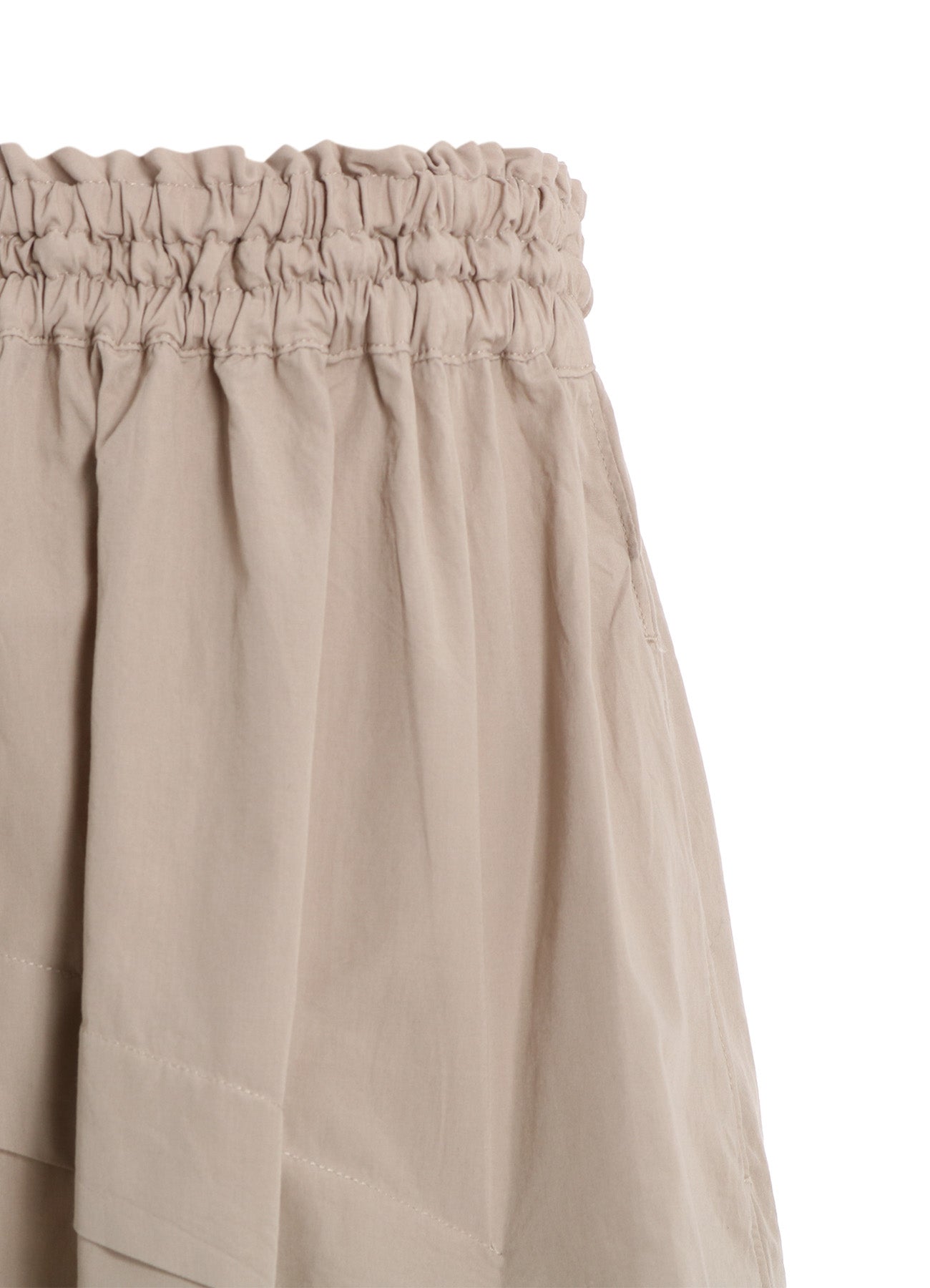 Stylish Cotton Broad Garment Dyed Right Tucked Asymmetric Skirt - Women's Fashion Skirt for Casual Wear, Office Outfits & Special Occasions