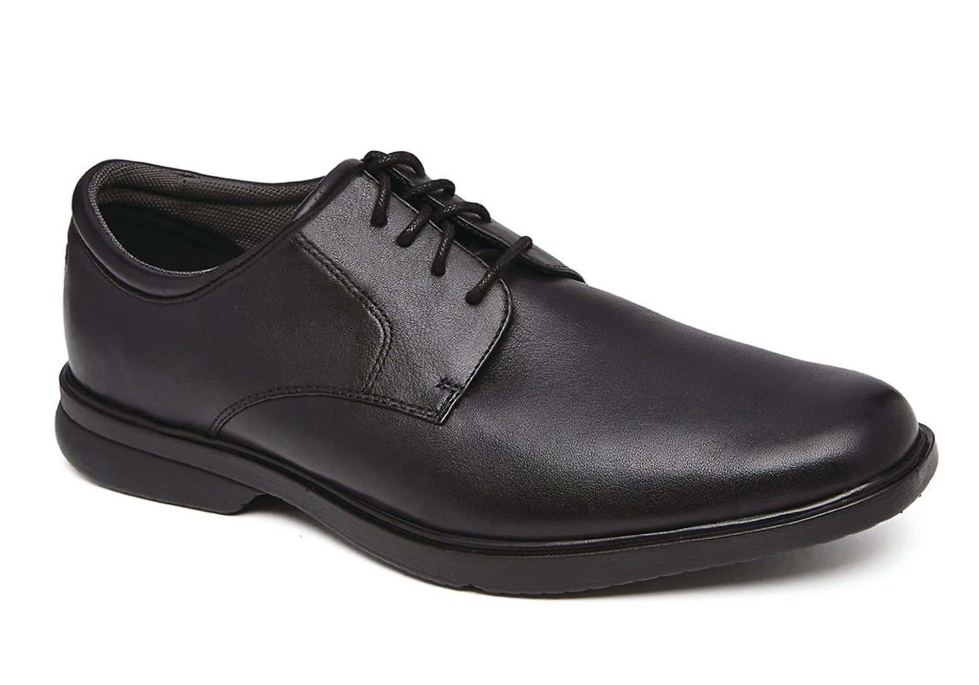 Rockport Allander Men's Leather Lightweight Comfortable Wide Fit Shoes - Perfect for Walking, Travel & Casual Wear