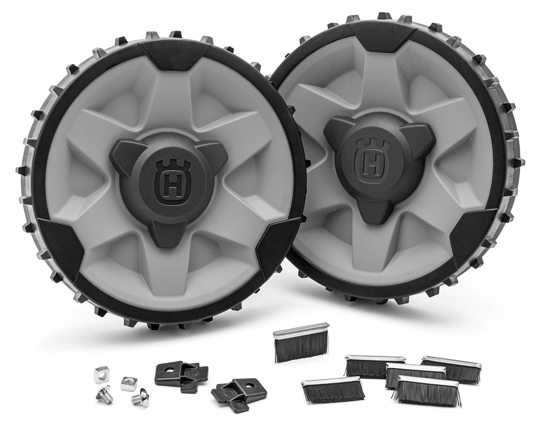 Husqvarna Automower Terrain Wheel Kit - Heavy Duty Replacement Wheels for Robotic Lawn Mowers - Perfect for Rough & Uneven Terrain, Hills & Slopes - Compatible with 430XH, 450X, 315X Models