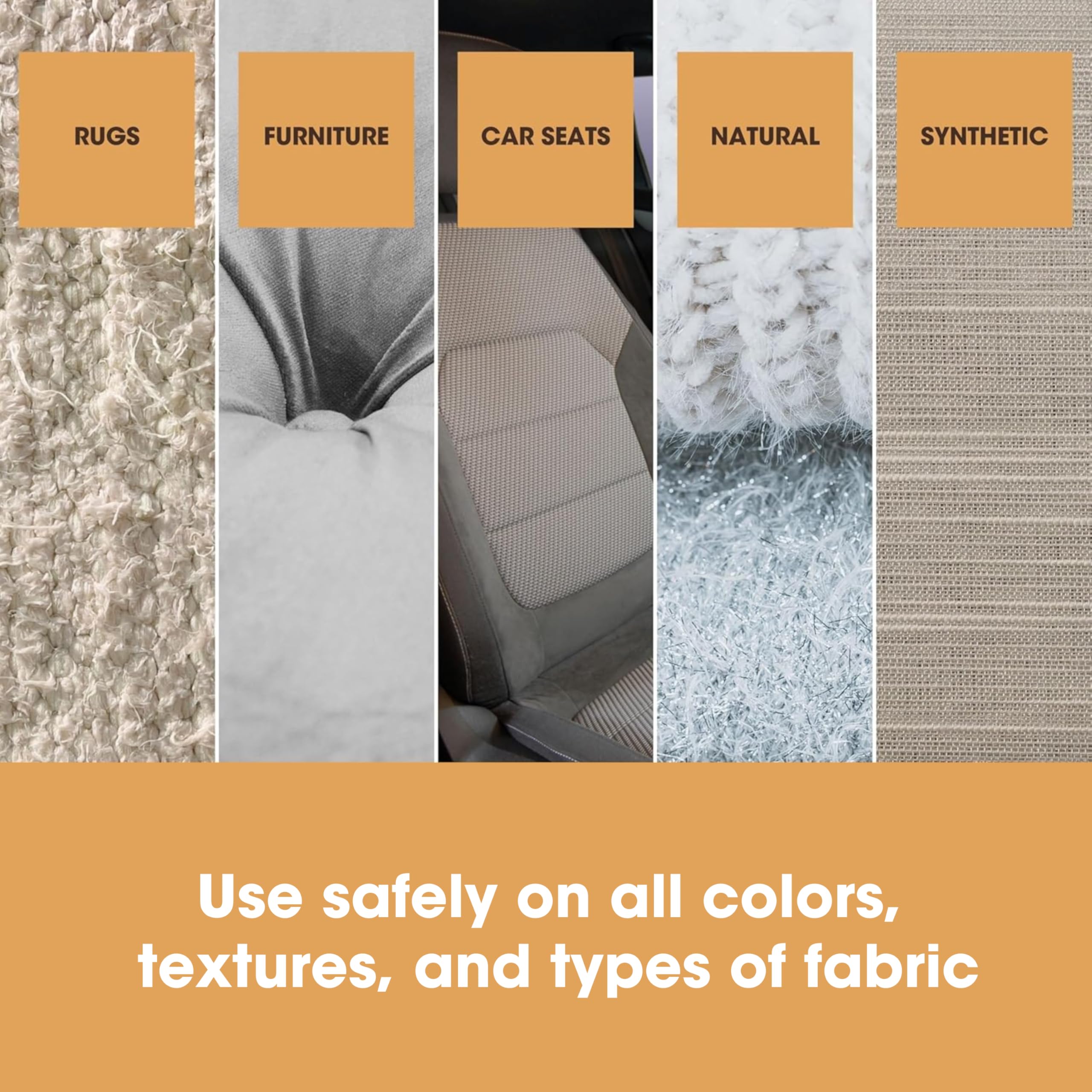 Furniture Clinic Fabric Care Kit - Upholstery & Carpet Cleaner Spray with Stain & Odor Protection for Sofa, Car Seats, Curtains | Prevent Spills & Dirt on Textiles | Home & Auto Use